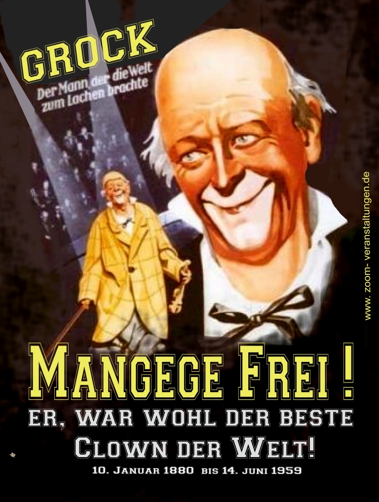 Zirkus-Poster "Manege Frei!" 80  x 60cm